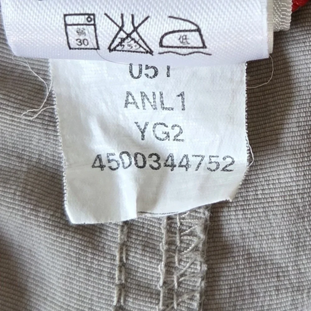 The North Face Men's Paramount Hiking Cargo Shorts Khaki Beige Nylon Trail Sz 36